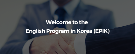 Welcome to the English Program in Korea (EPIK)